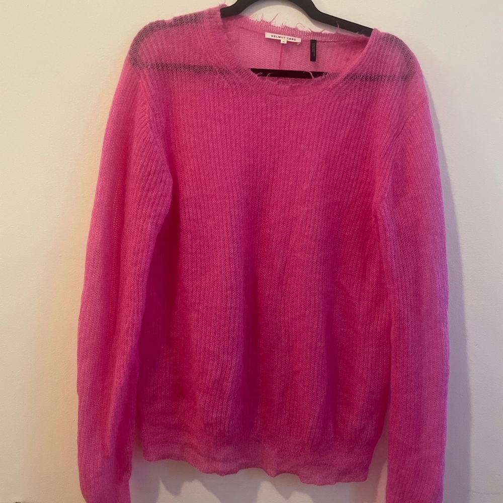 Helmet Lang mohair sweater